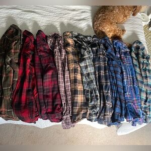 Vintage Flannel Shirt Lot Size M